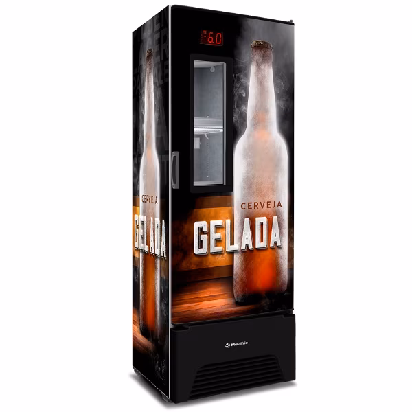 Cervejeira Vertical Metalfrio 572 Litros Adesivada VN50AF Frost Free -6°C a -2°C 220V