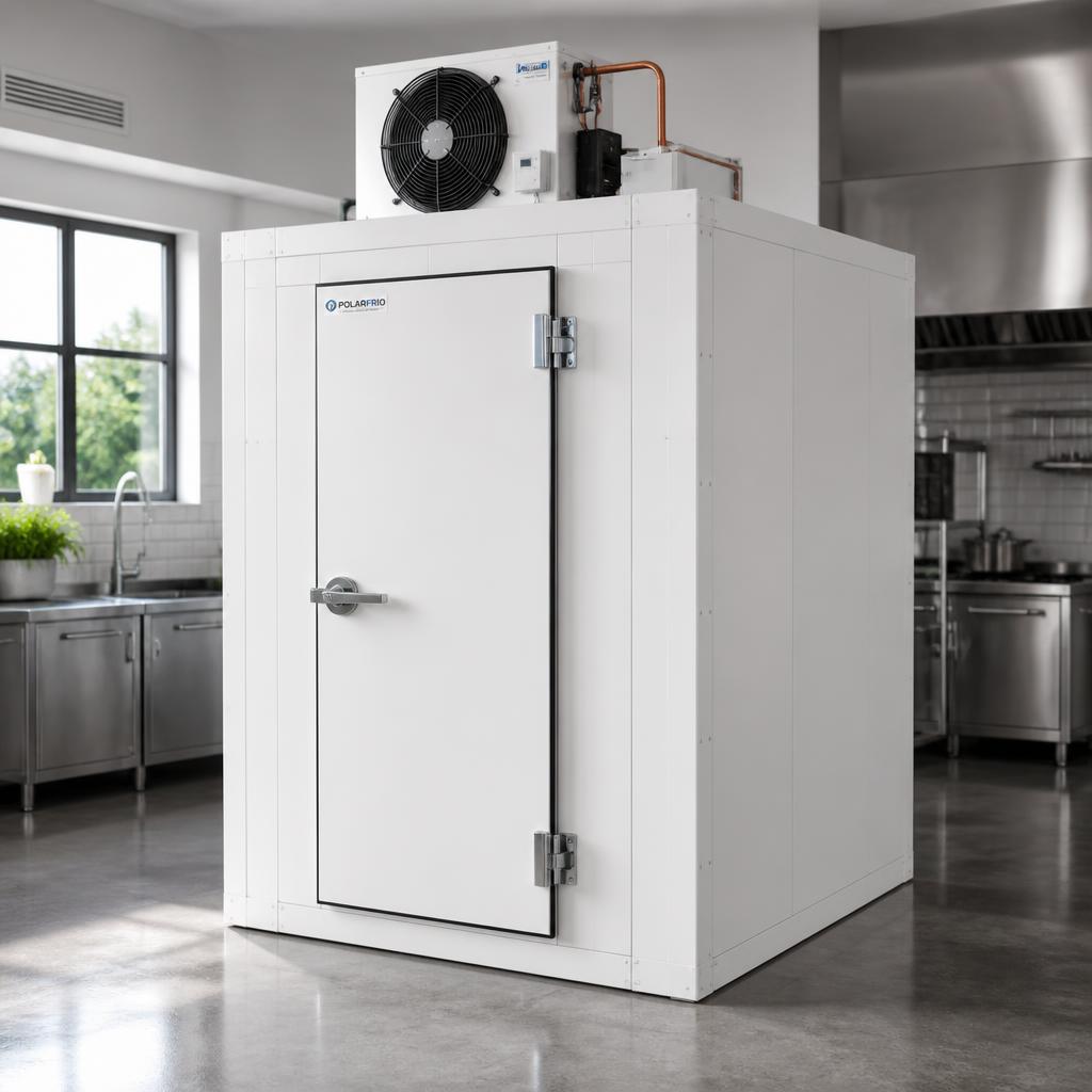 Câmara Fria Modular Calabria RC1T Resfriamento 8 Freezers 1,44x2,28m — Painéis EPS/PUR