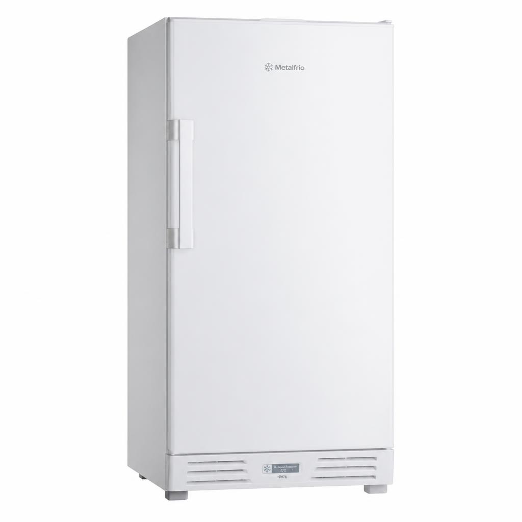 Freezer Vertical Metalfrio 199 Litros 1 Porta Cega Branco VF20F 220V — cor Branco